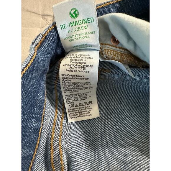 Women's J. Crew Stove Pipe Raw Hem  High Rise Jeans size 27 - Picture 5 of 5